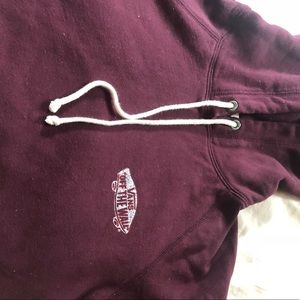 Maroon Vans sweatshirt
